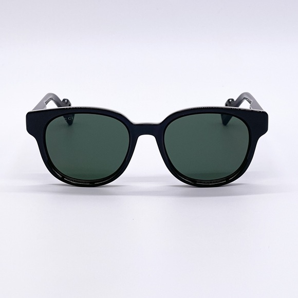 NEW GUCCI GG1237S 004 UNISEX SUNGLASSES GUCCI GG1237S BLACK GREEN EYEWEAR - Picture 3 of 12